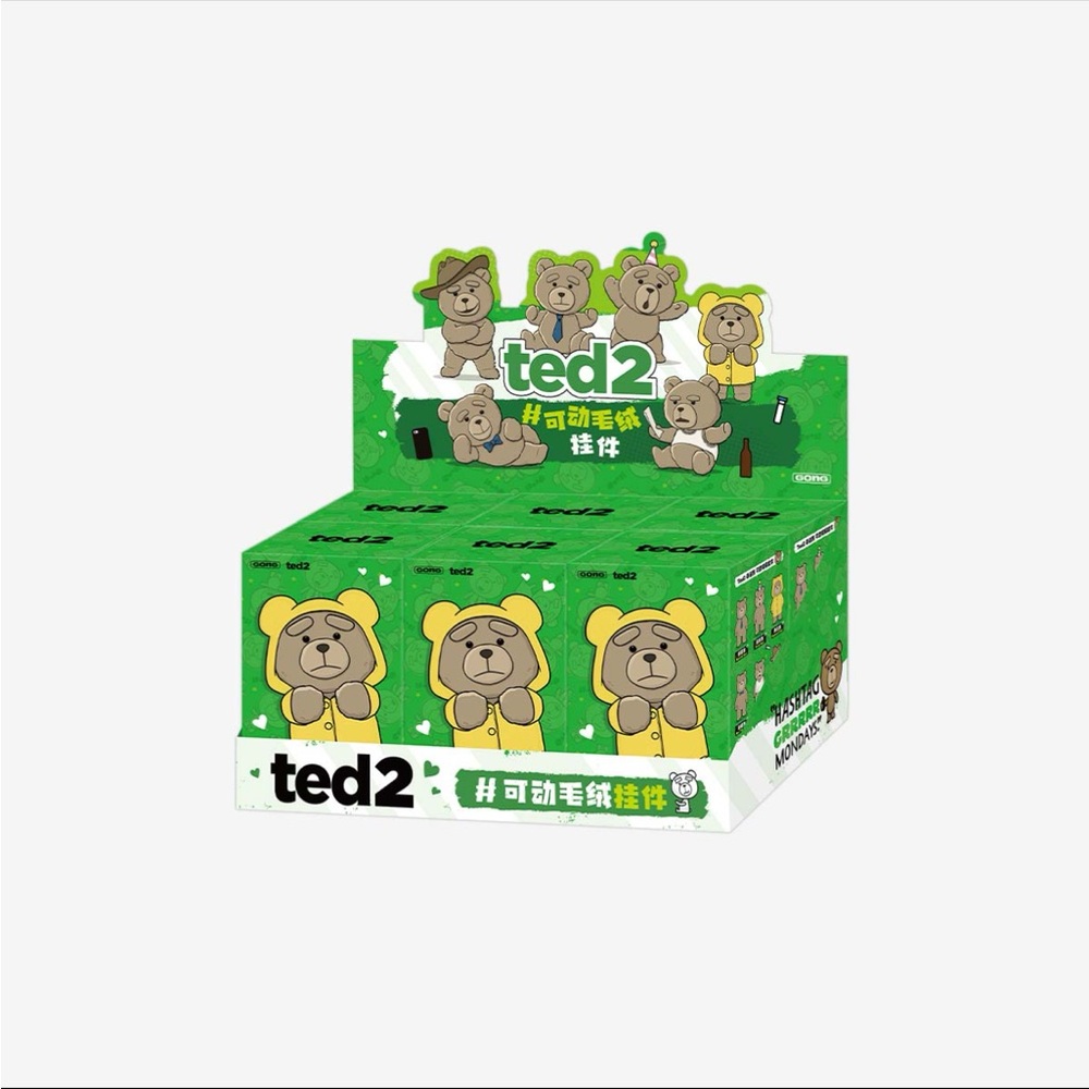 Pop Mart Ted2 Teddy Bear Series Display Box